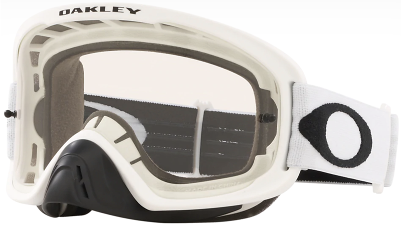Oakley O Frame 2 Pro MX Performance Goggles Matte White/Clear-1